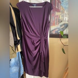 Aubergine knee length dress by Chaps